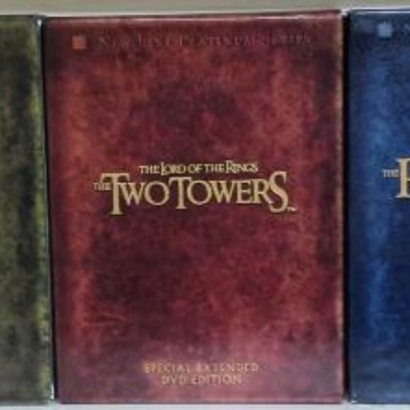 Lord of the Rings Motion Picture Trilogy Extended 12 DVD Set Excellent
